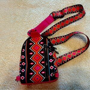 Vibrant Geometric Pattern Backpack